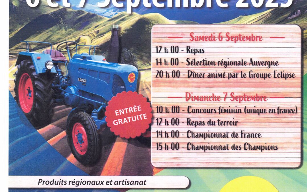 Labours à l’ancienne – Artonne 63