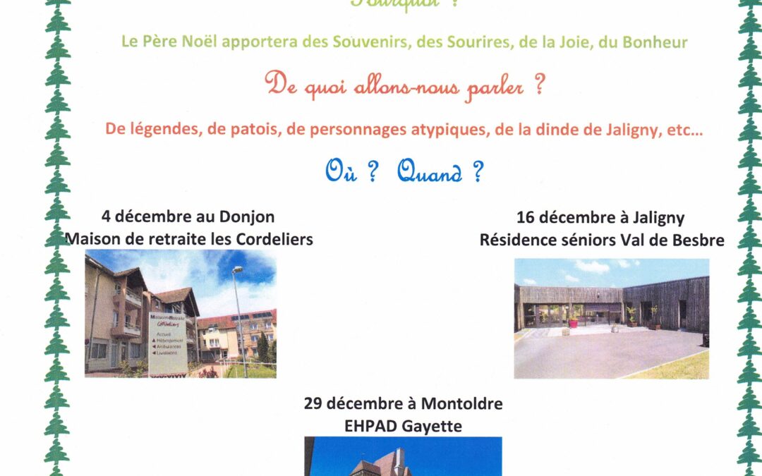 Animations dans les Résidences séniors